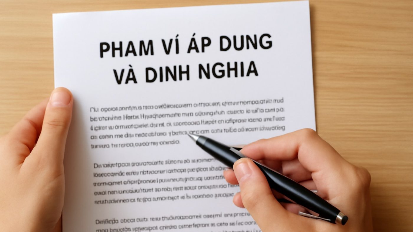 Minh họa: Phạm Vi Áp Dụng và Định Nghĩa