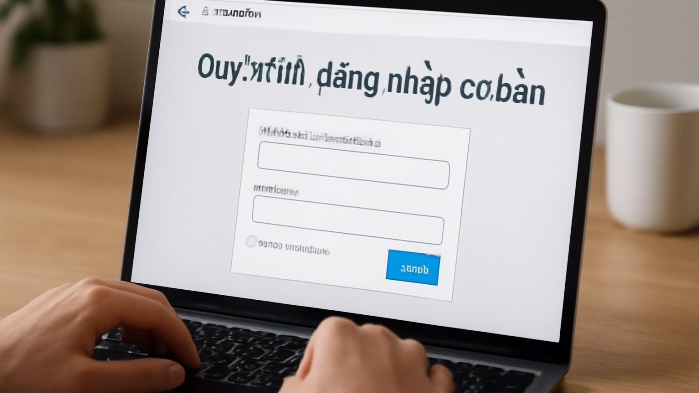 Quy trình đăng nhập cơ bản Minh họa: Quy trình đăng nhập cơ bản