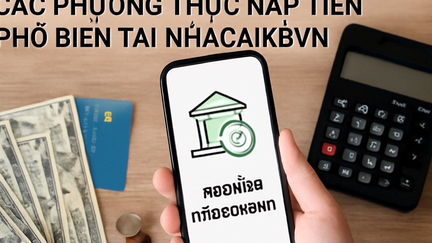 Các phương thức nạp tiền phổ biến tại nhacaik8vn Minh họa: Các phương thức nạp tiền phổ biến tại nhacaik8vn