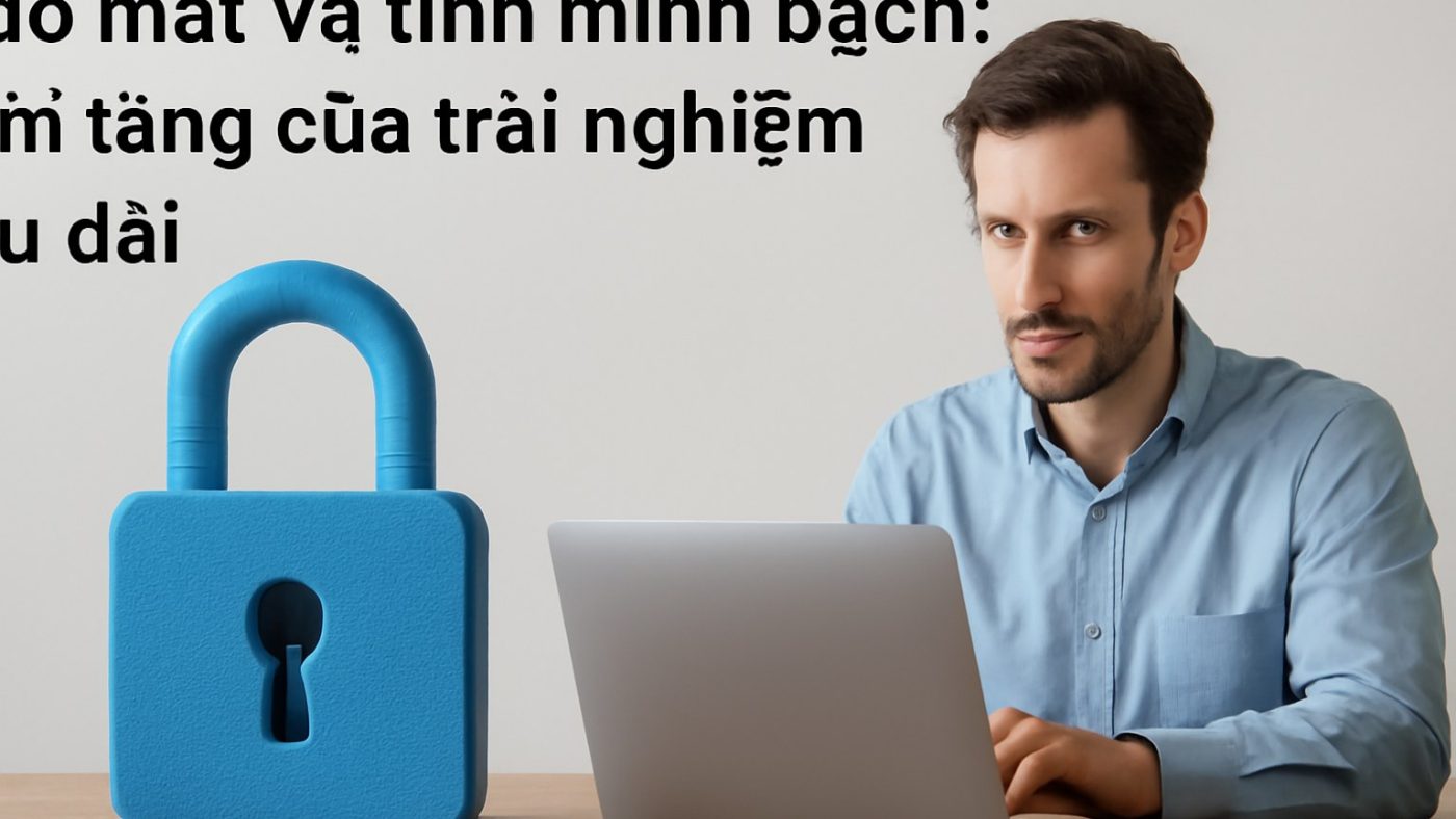 Minh họa: 1) Bảo mật và tính minh bạch: nền tảng của trải nghiệm lâu dài
