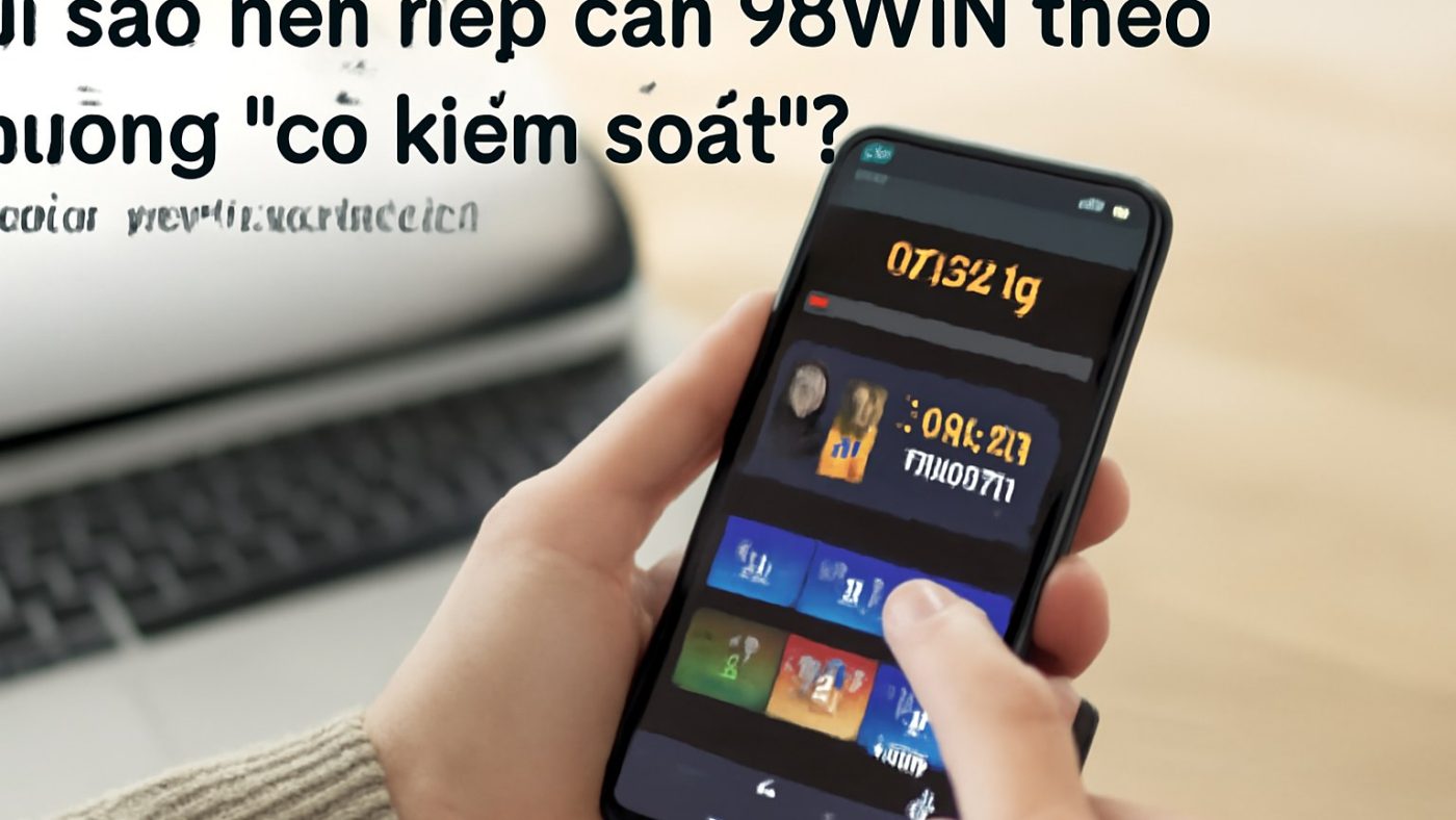 Vì sao nên tiếp cận 98WIN theo hướng “có kiểm soát”? Minh họa: Vì sao nên tiếp cận 98WIN theo hướng “có kiểm soát”?