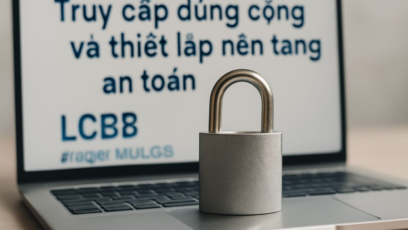 Truy cập đúng cổng và thiết lập nền tảng an toàn Minh họa: Truy cập đúng cổng và thiết lập nền tảng an toàn