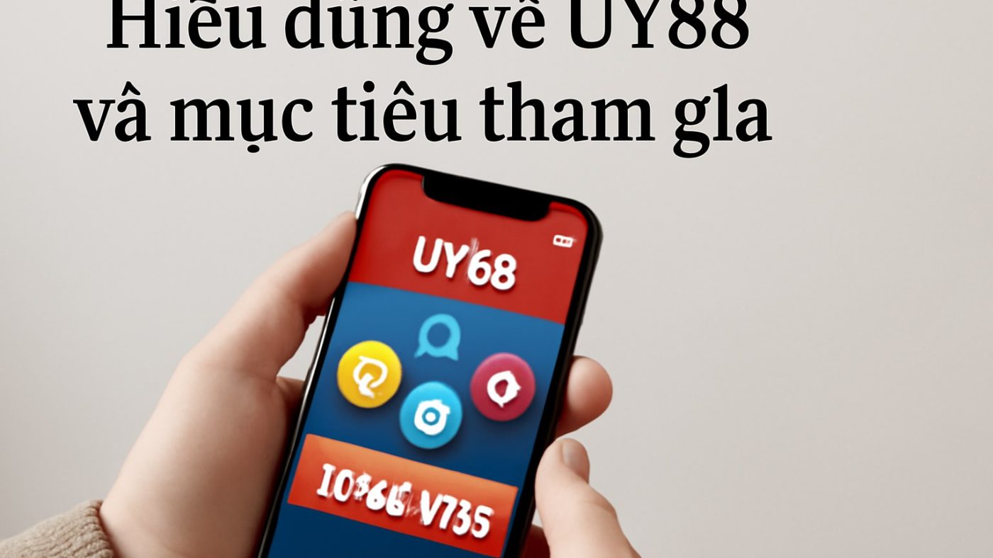 Minh họa: Hiểu đúng về UY88 và mục tiêu tham gia